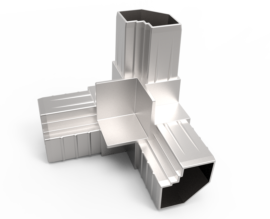 کرنر آلومینیومی 4 سانت - پخ دار