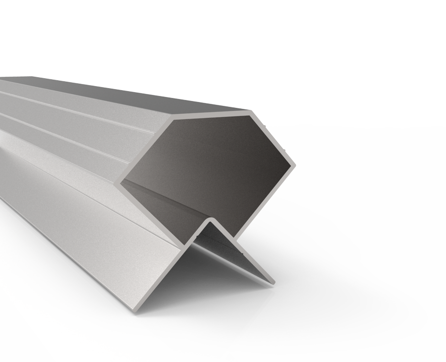 پروفیل آلومینیومی 4 سانت پخ دار